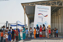 ألمانيا تمول المطابخ الميدانية التابعة لبرنامج الأغذية العالمي لتوفير الغذاء للأسر النازحة في العراق