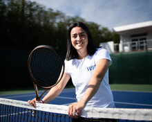 لاعبة التنس التونسية أنس جابر، سفيرة عالمية للنوايا الحسنة لبرنامج الأغذية العالمي - آصف محمود/برنامج الأغذية العالمي
