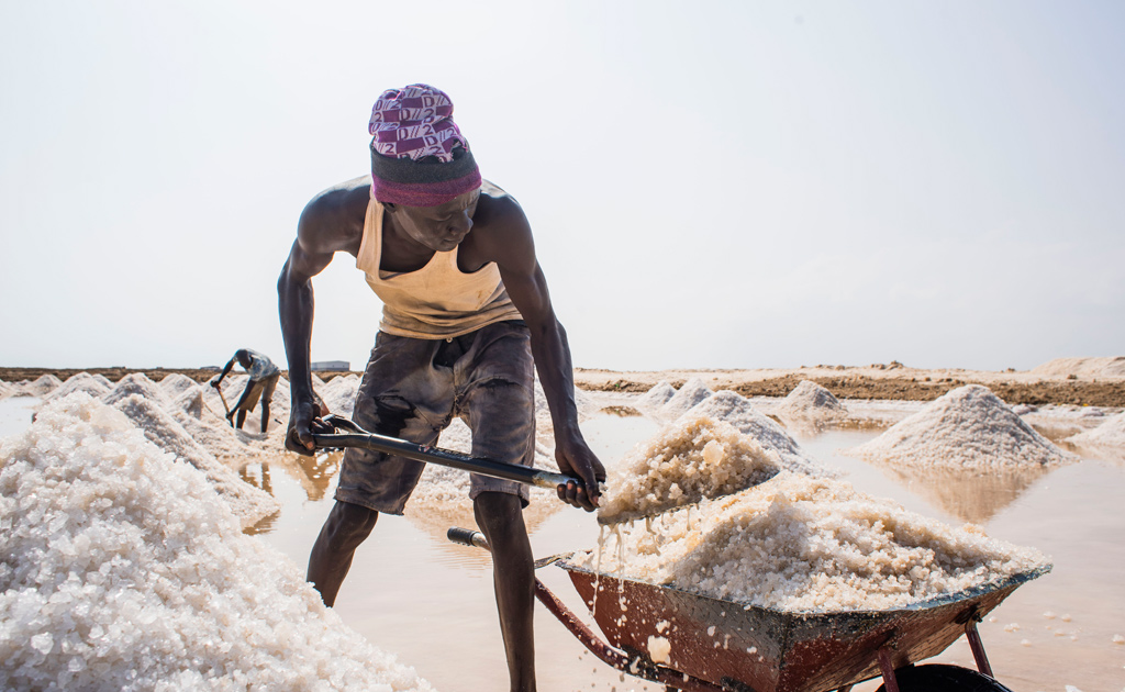 في الوقت الراهن، هناك 15% فقط من الأسر في مختلف أنحاء السودان يستخدمون الملح المعالج باليود 