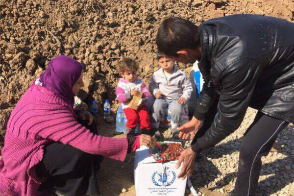 برنامج الأغذية العالمي يعرب عن قلقه إزاء التقارير المحبطة الواردة من الأسر في غربي الموصل