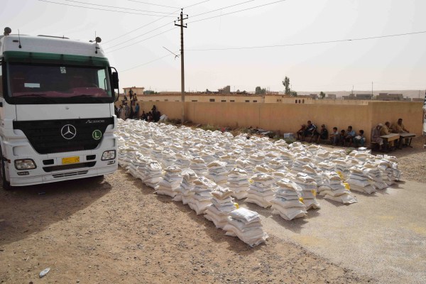 برنامج الأغذية العالمي يصل لمدينة كانت محاصرة في شمال العراق، ويرحب بدعم الوكالة الأمريكية للتنمية الدولية