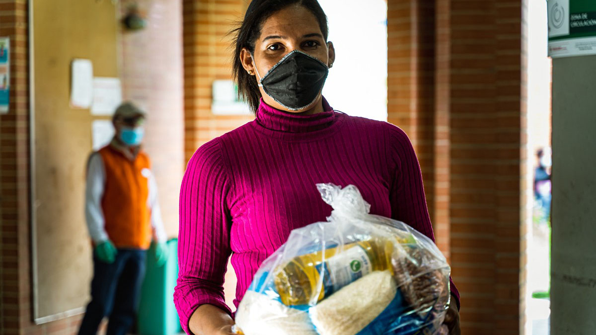 كولومبيا: جعلت جائحة كوفيد-19 المهاجرين الفنزويليين مثل ديانا أكثر عرضة للخطر. الصورة: برنامج الأغذية العالمي/ماتياس رود
