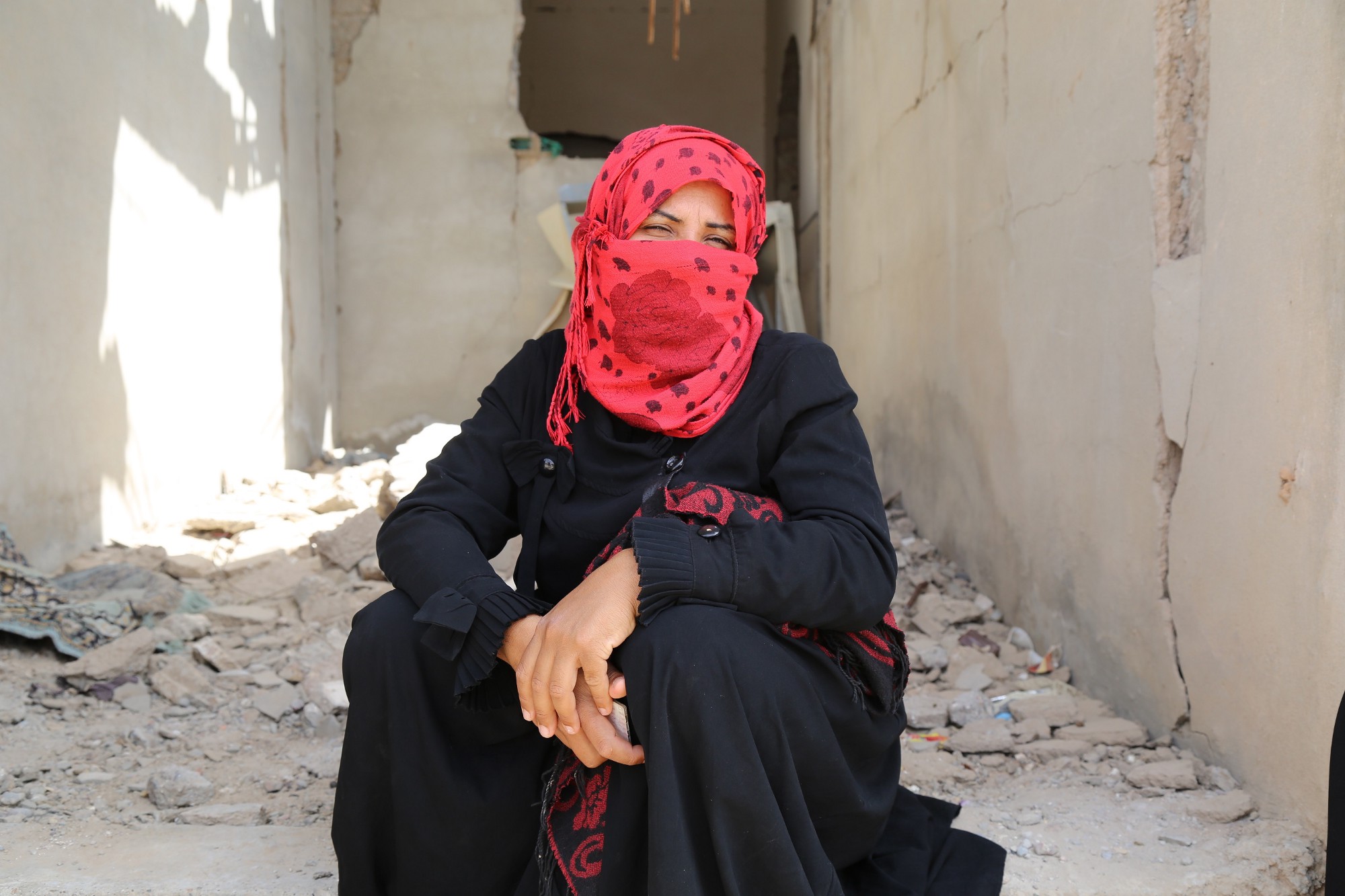 نجت أسرة رانيا من العيش تحت حصار داعش في دير الزور ولكنها حاليًا لا تملك مصدرًا للدخل. الصورة: برنامج الأغذية العالمي/جيسيكا لوسون