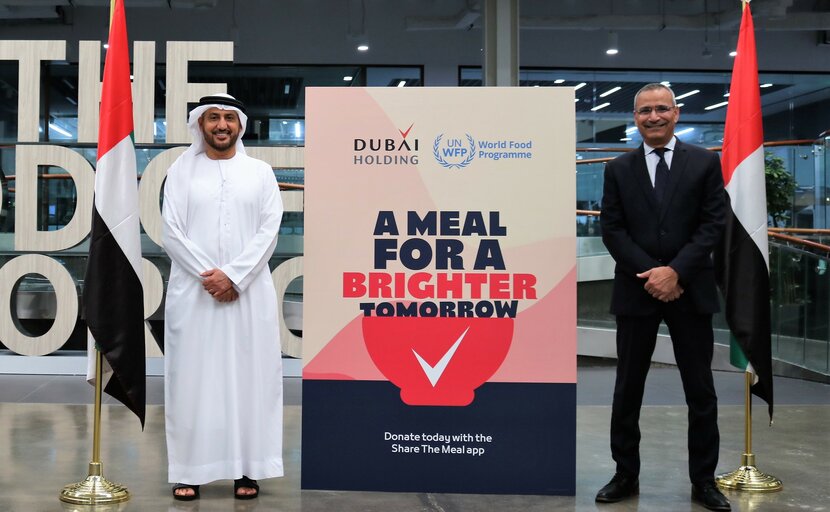 "دبي القابضة" تتعاون مع برنامج الأغذية العالمي التابع للأمم المتحدة لتوفير وجبات مغذية للأطفال في المنطقة