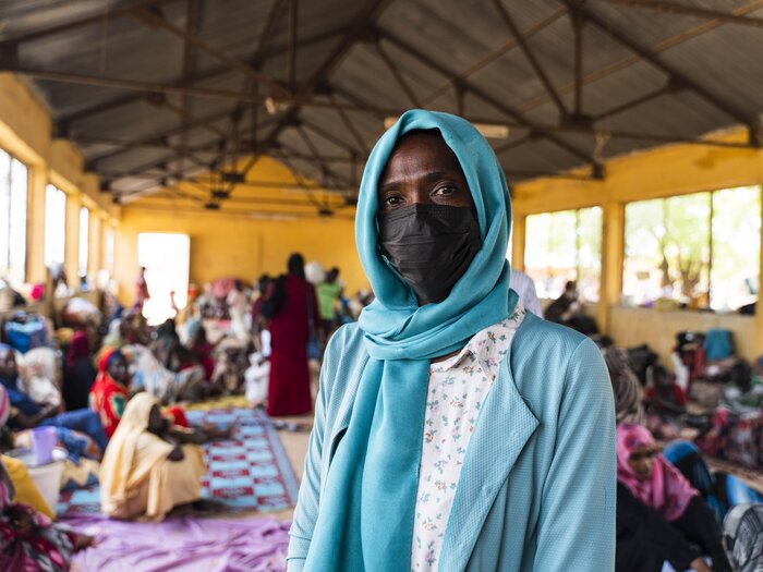 لاجئون في مخيمات السودان