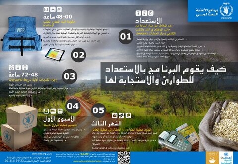 كيف يقوم البرنامج بالاستعداد لحالات الطوارئ والاستجابة لها