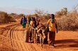 A Somali family on the move. Petroc Wilton
