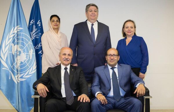 بيان صادر عن المدير التنفيذي لبرنامج الأغذية العالمي ديفيد بيزلي يرحب فيه بالرئيس الجديد للمجلس التنفيذي