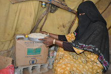 برنامج الأغذية العالمي يستأنف توزيع المساعدات الغذائية في محافظة صعدة بشمال اليمن