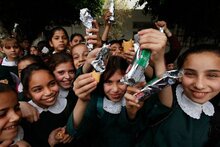 برنامج الأغذية العالمي يحتفل بإطلاق مشروع التغذية المدرسية لعامه الخامس في الأرض الفلسطينية المحتلة